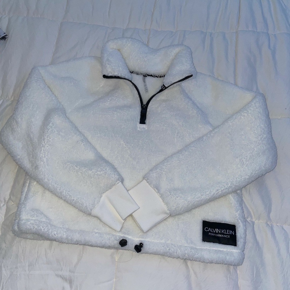 Calvin Klein Half Zip Fuzzy Fleece 🐻‍❄️